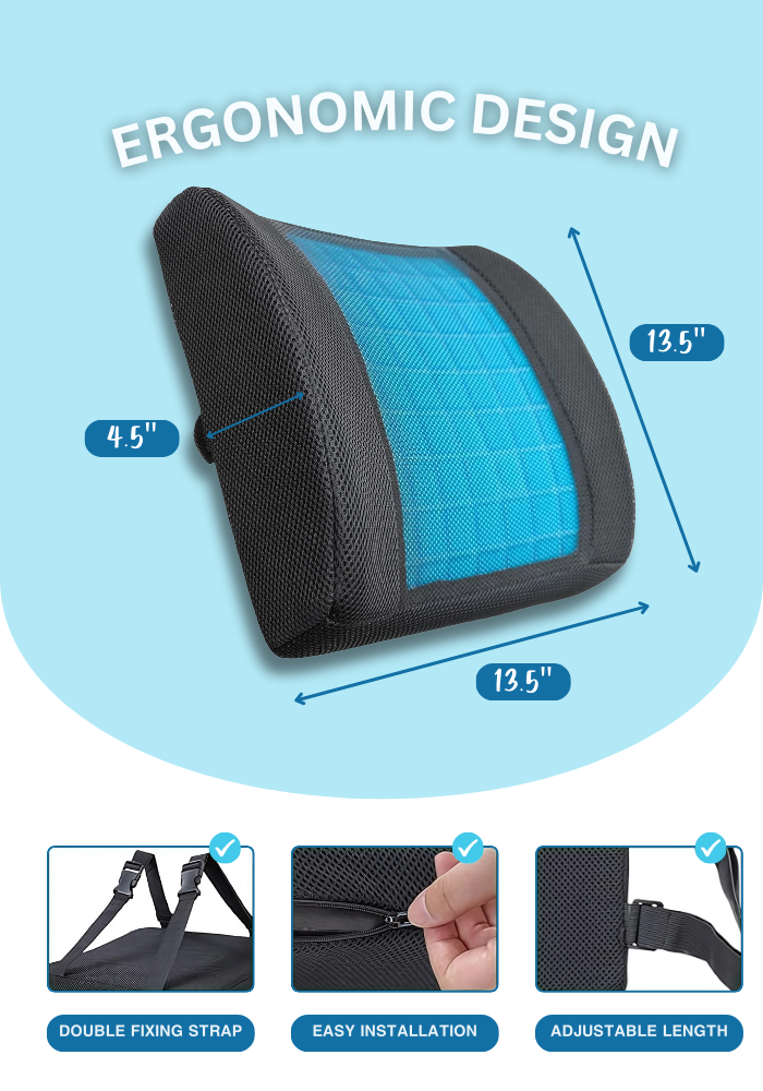 Malik Back Care Gel Cushion
