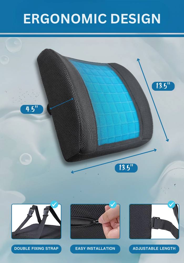 Malik Back Care Gel Cushion