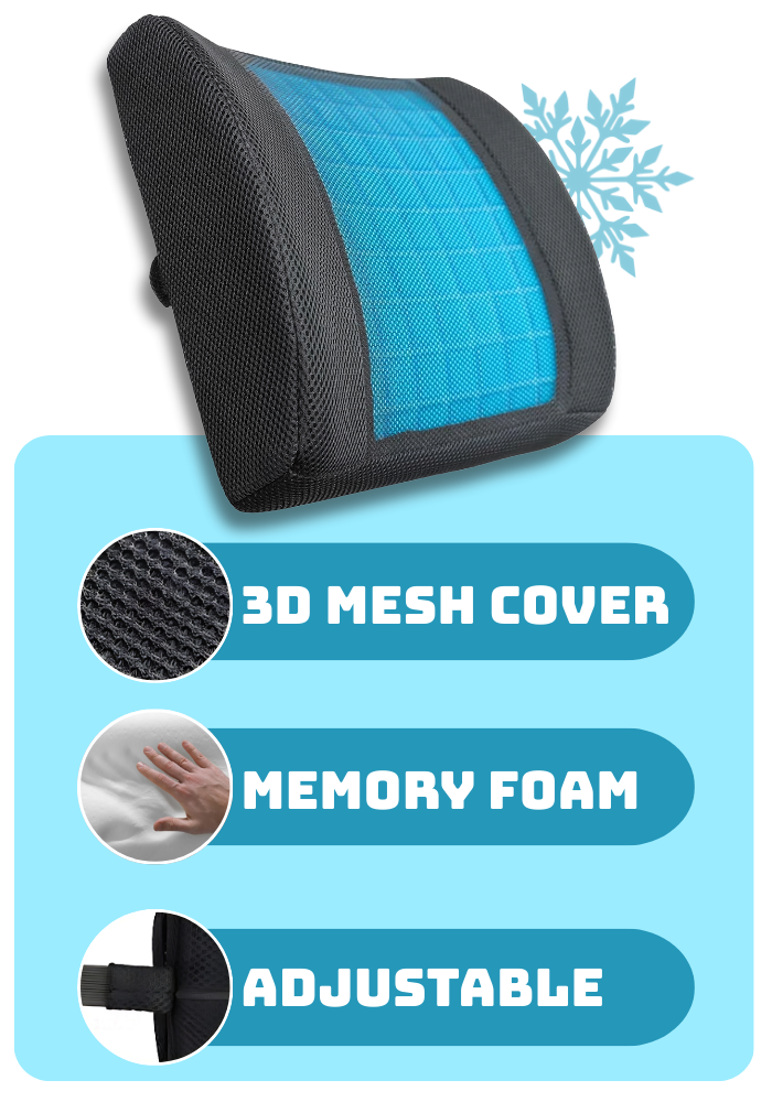 Malik Back Care Gel Cushion